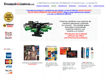 Tablet Screenshot of estampadodecamiseta.com